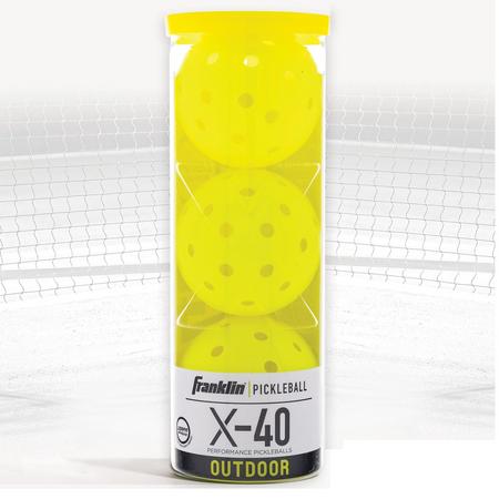 Franklin Pickleball X40 ballen | 3stuks optic geel